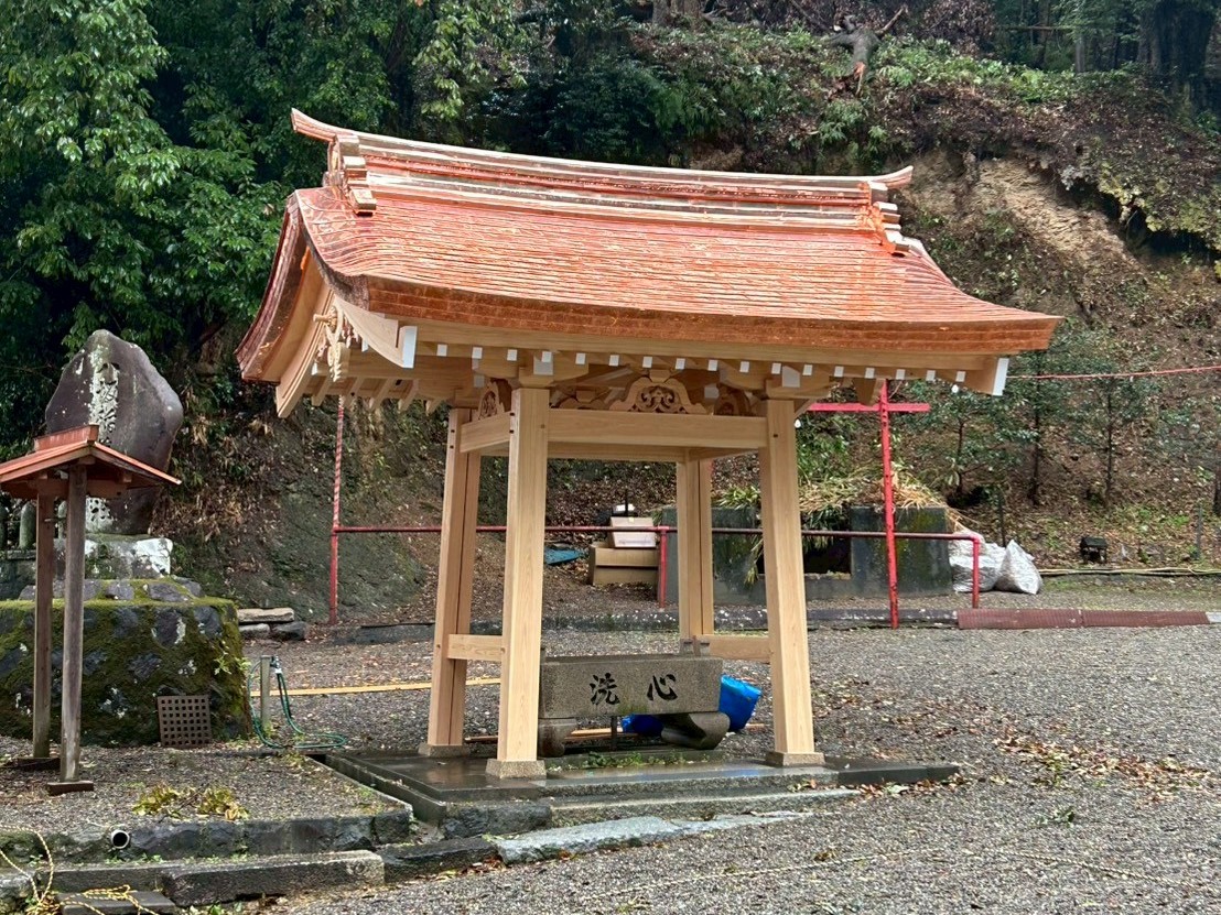 手水舎新築工事